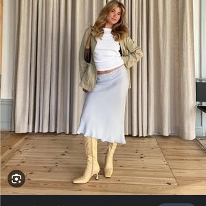 Tony Bianco Fantasy Vanilla Nappa Calf Boot -Size 9